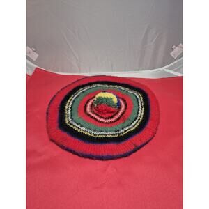 💥 Vintage ‘67 Royal Stewart Prince Charles Edward Tartan Wool Hat Scotland A3